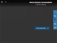 Tablet Screenshot of nord-ostsee-automobile.de